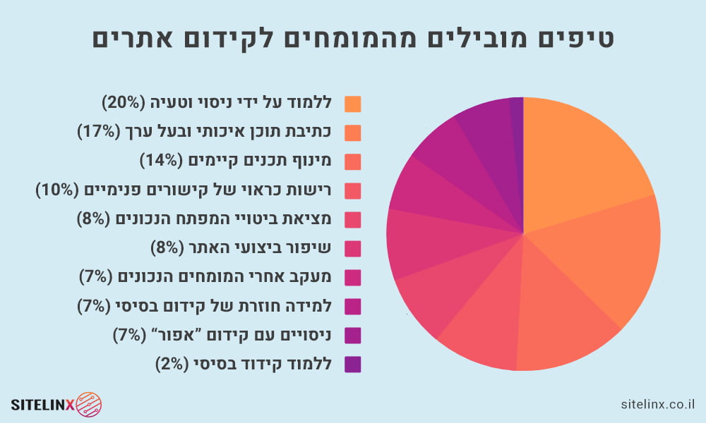 מומחה קידום אתרים - המלצות סייטלינקס למקדמי אתרים