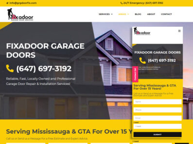 פיתוח נכס דיגיטלי וקידום אתר בקנדה Fixadoor