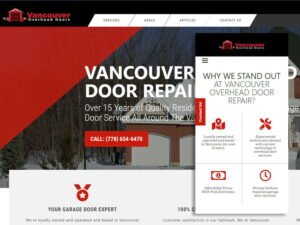 פיתוח וקידום נכס דיגיטלי בקנדה Vancouver Overhead Door Repair