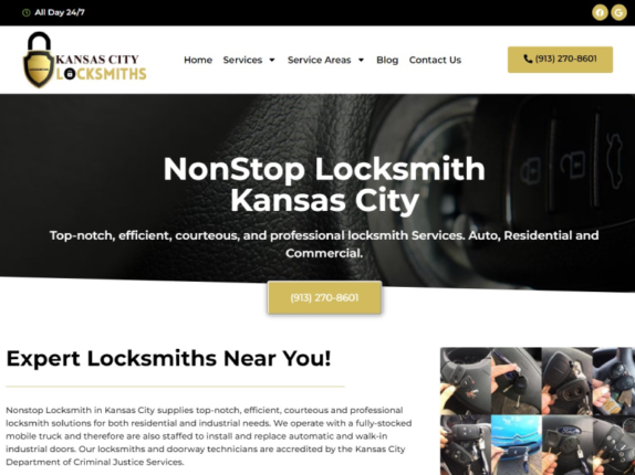 פיתוח וקידום אורגני לאתר לוקסמית NonStop Locksmith